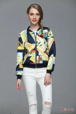 2016秋冬歐美印花棒球服 悅衣服飾商行Y12爆款批發解析